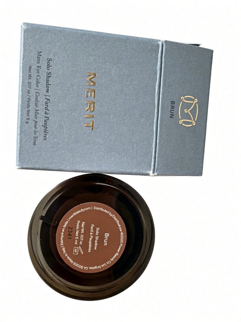 MERIT Solo Shadow Matte Eye Color Brun New